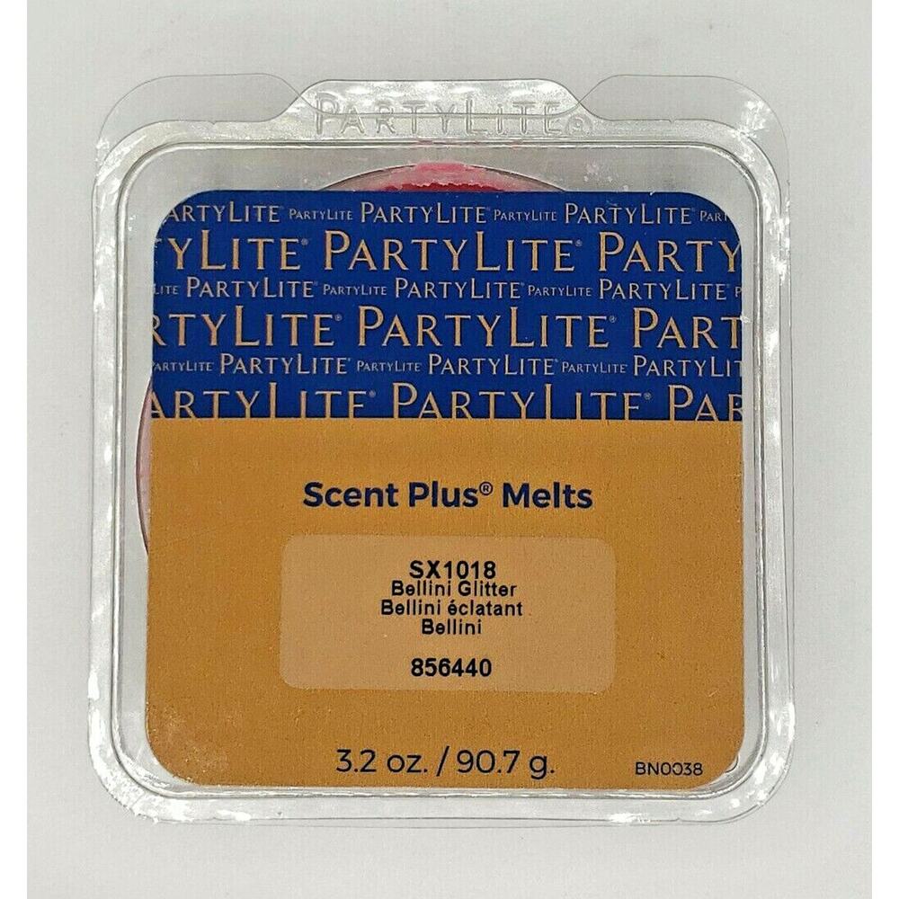 PartyLite Scent Plus Melts 9pc Retired Bellini Glitter P7E/SX1018/Bin 21,22